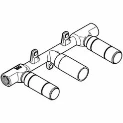 Grohe Atrio 3-Loch-Waschtisch-Batterie UP-Einbaukörper - 32706000 -GROHE Geschäft 16947748 2