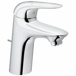 Grohe Eurostyle Einhand Waschtischbatterie, S-Size Mit Ablaufgarnitur, Geschlossener Hebelgriff, Niederdruck - 23710003