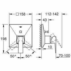 Grohe Einhand Wannenbatterie Allure Brilliant 24072 FMS Für 35600 Supersteel, 24072DC0 -GROHE Geschäft 17916028 2