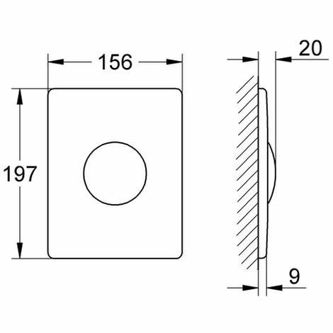 Grohe WC Betätigung Skate 38445 x 15 x 19,7cm Edelstahl 38445SD0 Grohe WC Betätigung Skate 38445 X 15 X 19,7cm Edelstahl 38445SD0 -GROHE Geschäft 17916249 2