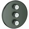 Grohe 3-fach Unterputz -Ventil Grohtherm Smart Control 29122 Rundhard Graph. Gebürstet, 29122AL0 -GROHE Geschäft 18073509 1