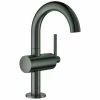 Grohe Einhebelmischer Waschtischarmatur Atrio 32043 M-Size Hard Graphite Gebürstet, 32043AL3 -GROHE Geschäft 18073591 1