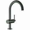 Grohe Einhebelmischer Waschtischarmatur Atrio 32042 L-Size Hard Graphite Gebürstet, 32042AL3 -GROHE Geschäft 18073813 1