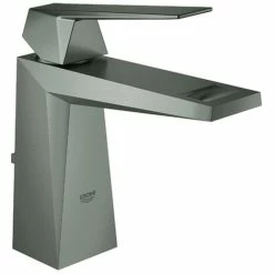 Grohe Einhand Waschtisch Batterie Allure Brilliant 23029 Zugst.-Abl.grt. Hard Graphite Geb., 23029AL0