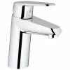 Grohe Einhand-Waschtischarmatur Eurodisc C 23382 Glatter Körper EcoJoy Chrom, 2338220E -GROHE Geschäft 23035711 1