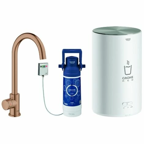 Grohe Standventil und Boiler Red Mono M-Size C-Auslauf warm sunset geb., 30085DL1 Grohe Standventil Und Boiler Red Mono M-Size C-Auslauf Warm Sunset Geb., 30085DL1 -GROHE Geschäft 23035741 1