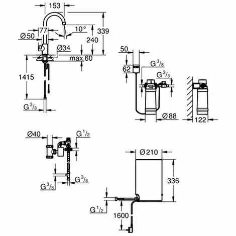 Grohe Standventil und Boiler Red Mono M-Size C-Auslauf warm sunset geb., 30085DL1 Grohe Standventil Und Boiler Red Mono M-Size C-Auslauf Warm Sunset Geb., 30085DL1 -GROHE Geschäft 23035741 2
