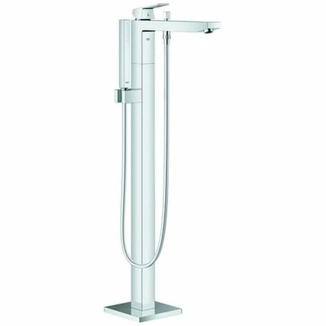 Grohe Einhebelmischer Wannenarmatur Eurocube 23672 Fertigmontageset Bodenmontage chrom, 23672001 Grohe Einhebelmischer Wannenarmatur Eurocube 23672 Fertigmontageset Bodenmontage Chrom, 23672001 -GROHE Geschäft 23037035 1