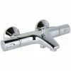 Grohe Wannenarmatur Precision Start, 34598000, Thermostatbatterie Für Wanne Mit TurboStat Kompaktkartusche, Dehnstoff-Thermoelement, Temperaturbegrenzer, StarLight Oberfläche, Chrom, 09716 1 -GROHE Geschäft 24887734 1