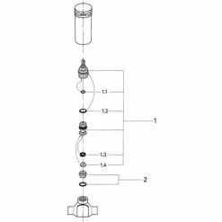 Grohe Unterputzventil Unterteil, DN 15 Mit Lötanschluss - 29801000 -GROHE Geschäft 25038964 4