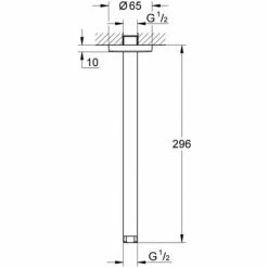 Grohe Rainshower Deckenauslass 292 Mm 28497000 - 28497000 -GROHE Geschäft 25039366 3