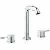 Grohe Essence 3-Loch-Waschtischbatterie DN15, Mit Ablaufgarnitur - 20296001 -GROHE Geschäft 25039700 1