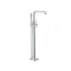 Grohe Essence Einhand-Wannenbatterie Bodenmontage DN 15, Bodenmontage, Ausladung 277mm, Farbe: Supersteel - 23491DC1