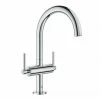 Grohe Atrio Waschtisch-Einlochbatterie, L-Size, Mit Hebelgriff, Farbe: Chrom - 21022003 1 Grohe Atrio Waschtisch-Einlochbatterie, L-Size, Mit Hebelgriff, Farbe: Chrom - 21022003 -GROHE Geschäft 25040793 1