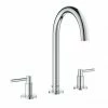 Grohe Atrio 3-Loch Waschtischbatterie, Hebelgriffe, Farbe: Chrom - 20009003 -GROHE Geschäft 25040798 1