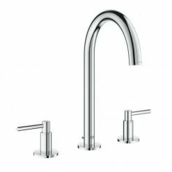 Grohe Atrio 3-Loch Waschtischbatterie, Hebelgriffe, Farbe: Chrom - 20009003