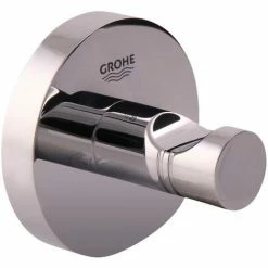 Grohe Mantel-Haken, 40440000, Zur Wandbefestigung, Chrom, 08387 4