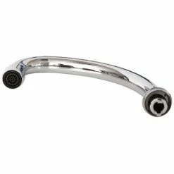 Grohe HU-Rohrauslauf, 13076, Für Standbatterien, Überwurf Mit Innengewinde, 3/4 Zoll, 140mm, Metall, Chrom, 22262 4