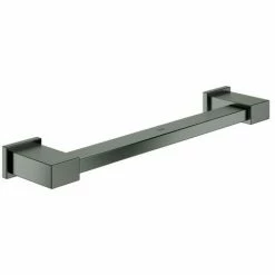 GROHE Wannengriff Essentials Cube 40514_1 340mm Metall Hard Graphite Gebürstet, 40514AL1