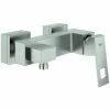 GROHE EH-Brausebatterie Eurocube 23145 Wandmontage Eigensicher Supersteel, 23145DC0 -GROHE Geschäft 26326448 1