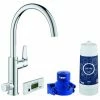 GROHE EH-SPT-Batterie GROHE Blue Pure BauCurve 30385 C-Auslauf Chrom, 30385000
