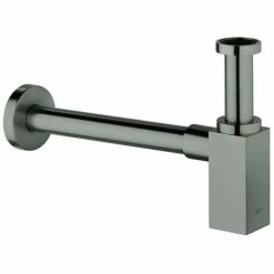 Grohe Geruchsverschluss Eckig 40564 Für Waschtisch Hard Graphite Gebürstet, 40564AL0