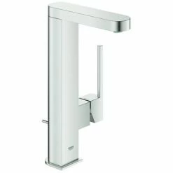 GROHE EH-Waschtischbatterie Plus 23843_3 L-Size Ausziehbarer Auslauf Supersteel, 23843DC3