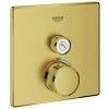 GROHE Thermostat Grohtherm SmartControl 29123, Mit Einem Absperrventil, Fertigmontageset Für Rapido SmartBox, Wandrosette Eckig, Cool Sunrise Gebürstet 2 GROHE Thermostat Grohtherm SmartControl 29123, Mit Einem Absperrventil, Fertigmontageset Für Rapido SmartBox, Wandrosette Eckig, Cool Sunrise Gebürstet -GROHE Geschäft 26328242 1