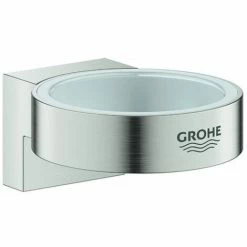 GROHE Halter Selection 41027 Für Glas/Seifenspender Supersteel, 41027DC0