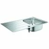 GROHE Edelstahlspüle K200 31552_1 Mit 1 Becken Abtropffläche 860x500mm, 31552SD1 -GROHE Geschäft 26331593 1