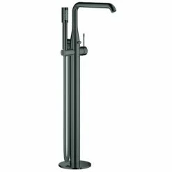 Grohe Einhebel-Wannenarmatur Essence 23491 Bodenmontagefür 45984 Hard Graphite