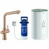 Grohe Armatur Und Boiler Red Duo M-Size L-Auslauf Warm Sunset, 30327DA1 -GROHE Geschäft 26555852 1
