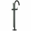 Grohe Einhand-Wannenarmatur Atrio 32653Bodenmontage Hard Graphite Gebürstet, 32653AL3