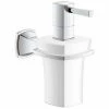Grohe Halter Grandera 40627 Mit Keramik- Seifenspender Weiß/chrom, 40627000