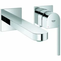 Grohe 2-Loch- Waschtisch Wandbatterie Plus 29306 FMS Für 23200 Ausladung 203mm Chrom, 29306003