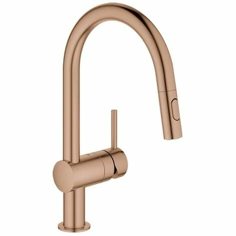 Grohe Einhand Spültischbatterie Minta 32321 C-Auslauf Spülbrause Warm Sunset Geb., 32321DL2 3 Grohe Einhand Spültischbatterie Minta 32321 C-Auslauf Spülbrause Warm Sunset Geb., 32321DL2