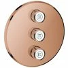Grohe 3-fach UP-Ventil Grohtherm Smart Control 29122 FMS Rund Warm Sunset, 29122DA0 -GROHE Geschäft 26562888 1