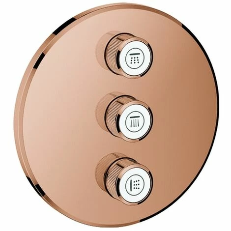 Grohe 3-fach UP-Ventil Grohtherm Smart Control 29122 FMS rund warm sunset, 29122DA0 Grohe 3-fach UP-Ventil Grohtherm Smart Control 29122 FMS Rund Warm Sunset, 29122DA0 -GROHE Geschäft 26562888 1