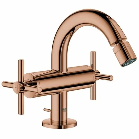 Grohe Zweigriff-Bidetbatterie Atrio 24027 Kreuz-Griff warm sunset, 24027DA3 Grohe Zweigriff-Bidetbatterie Atrio 24027 Kreuz-Griff Warm Sunset, 24027DA3 -GROHE Geschäft 26566810 1