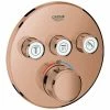 Grohe Thermostat Grohtherm SmartControl 29121 FMS Rund 3 Absperrventil Warm Sunset, 29121DA0 -GROHE Geschäft 26570283 1