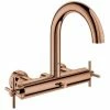 Grohe Zweigriff-Wannenbatterie Atrio 25010 Wandmontage Kreuz-Griff Warm Sunset, 25010DA3 -GROHE Geschäft 26571534 1