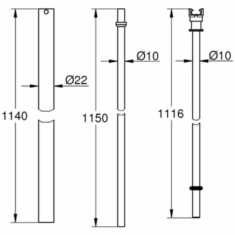 Grohe Euphoria Brausen-Zubehör 48053 chrom 48053000 Grohe Euphoria Brausen-Zubehör 48053 Chrom 48053000 -GROHE Geschäft 26573922 2