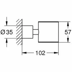Grohe Glashalter Atrio 40304 Warm Sunset, 40304DA3 -GROHE Geschäft 26574287 2