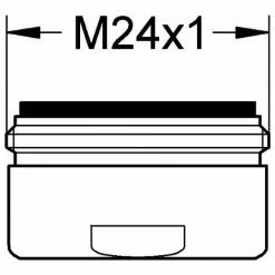 Grohe Mousseur Aussengewinde M 24 X 1 AG Chrom 13929000 -GROHE Geschäft 28801898 3