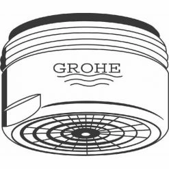 Grohe Mousseur Aussengewinde M 24 X 1 AG Chrom 13929000 -GROHE Geschäft 28801898 5