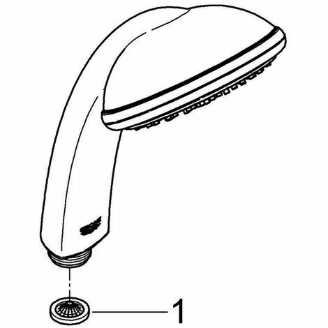 GROHE Handbrause TEMPESTA 100 3 Strahlarten chrom chrom GROHE Handbrause TEMPESTA 100 3 Strahlarten Chrom Chrom -GROHE Geschäft 31356089 4