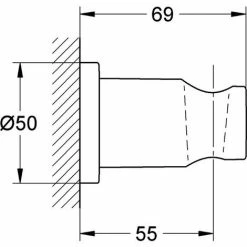 GROHE Handbrausehalter RAINSHOWER Rainshower Warm Sunset Gebürstet Warm Sunset Gebürstet -GROHE Geschäft 31411048 3