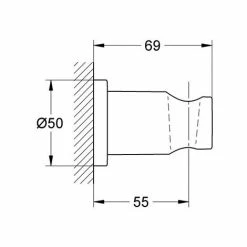 GROHE Handbrausehalter RAINSHOWER Rainshower Warm Sunset Gebürstet Warm Sunset Gebürstet -GROHE Geschäft 31411048 4