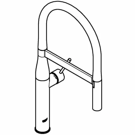 GROHE Einhand-Spültischbatterie ESSENCE DN 15, Metallbrause Chrom Chrom 3 GROHE Einhand-Spültischbatterie ESSENCE DN 15, Metallbrause Chrom Chrom