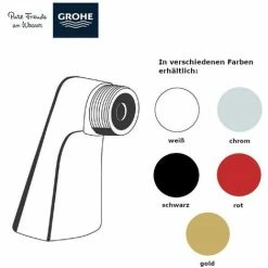 Grohe Standanschluss 1/2", Ausladung 47mm, Höhe 69mm, Rot, Alternativmodell -GROHE Geschäft 33984741 3